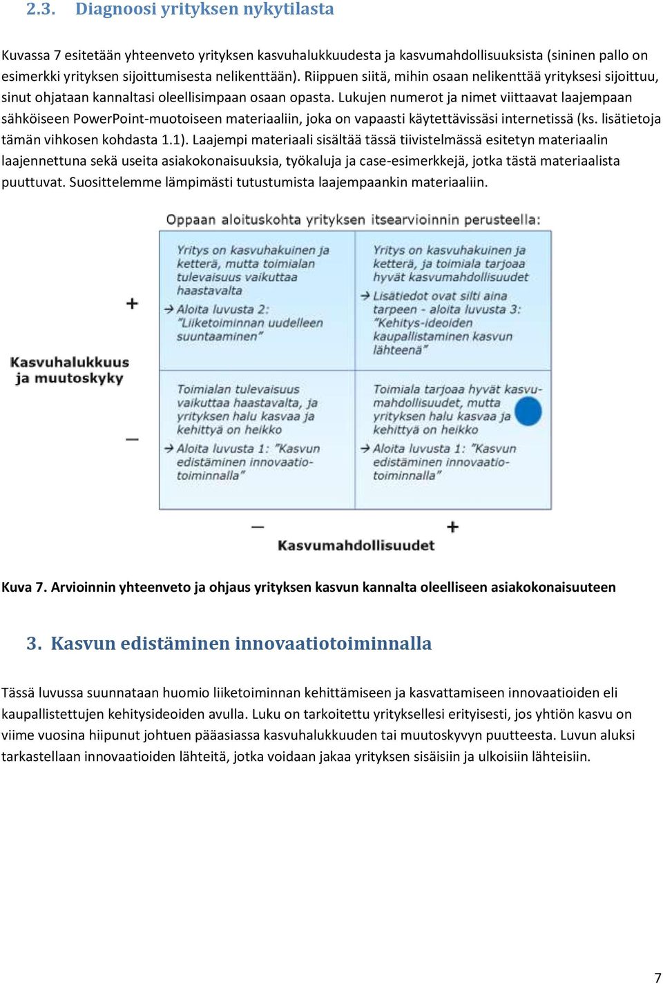 Lukujen numerot ja nimet viittaavat laajempaan sähköiseen PowerPoint-muotoiseen materiaaliin, joka on vapaasti käytettävissäsi internetissä (ks. lisätietoja tämän vihkosen kohdasta 1.1).