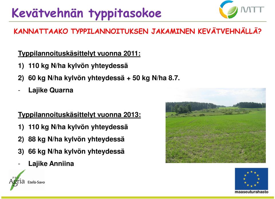 yhteydessä + 50 kg N/ha 8.7.