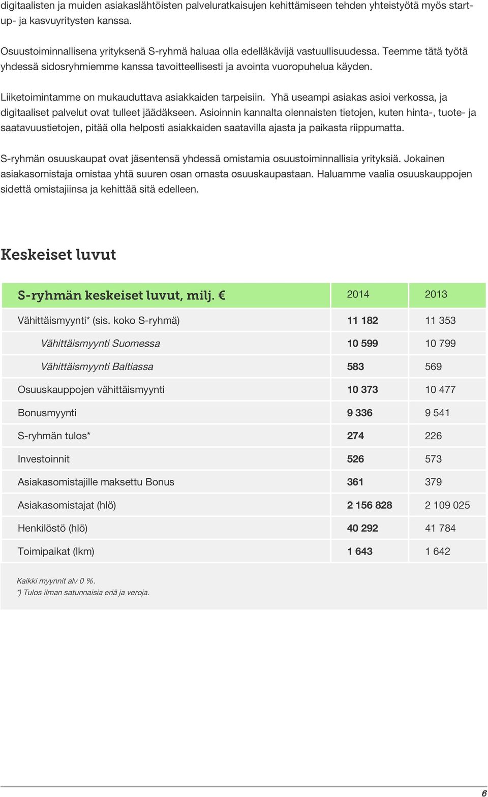 Liiketoimintamme on mukauduttava asiakkaiden tarpeisiin. Yhä useampi asiakas asioi verkossa, ja digitaaliset palvelut ovat tulleet jäädäkseen.