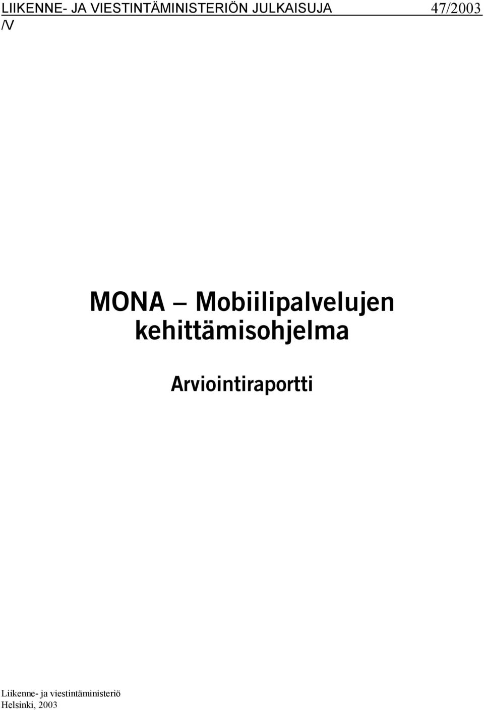 Mobiilipalvelujen kehittämisohjelma