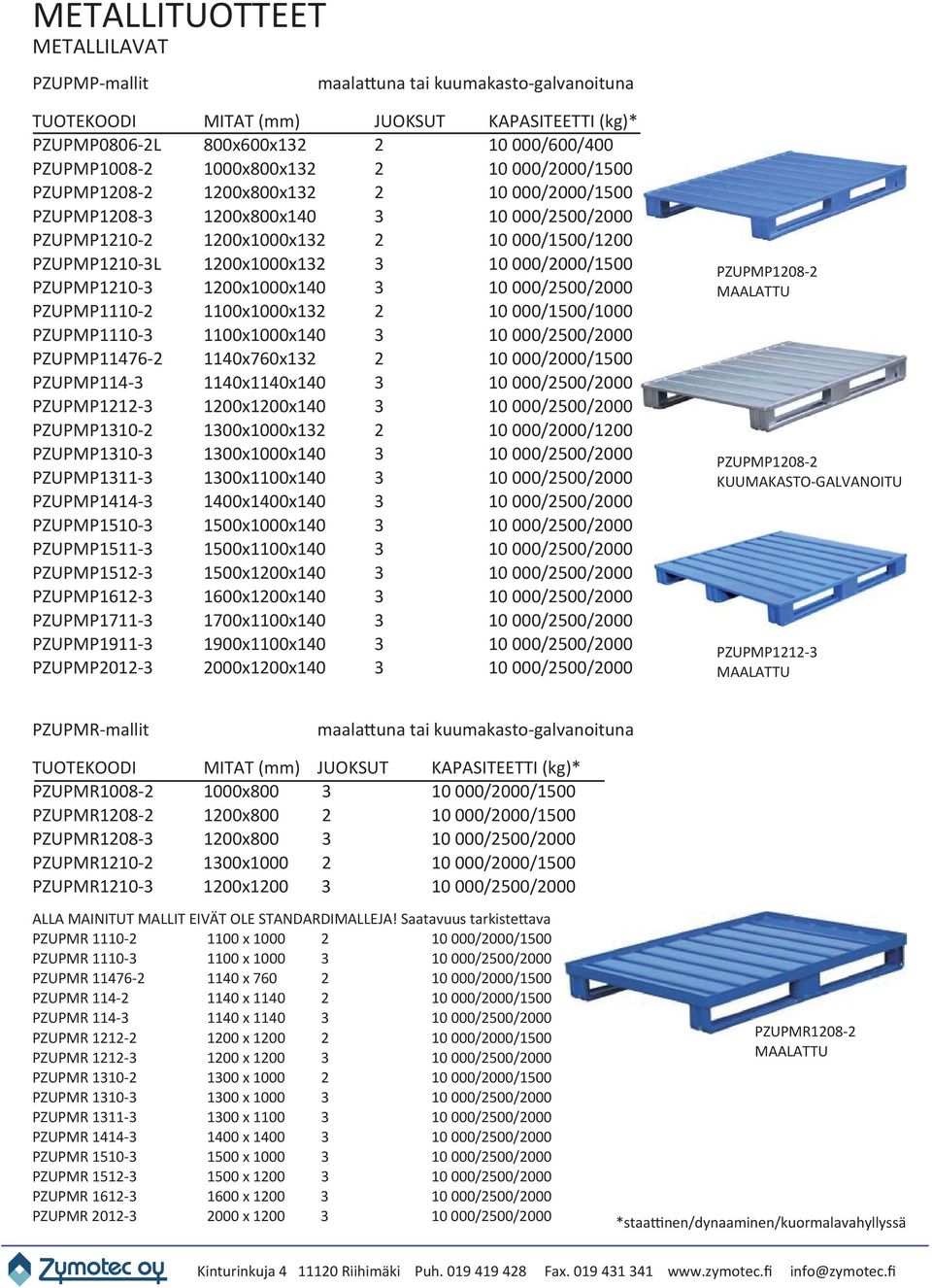 PZUPMP1210-3 1200x1000x140 3 10 000/2500/2000 PZUPMP1110-2 1100x1000x132 2 10 000/1500/1000 PZUPMP1110-3 1100x1000x140 3 10 000/2500/2000 PZUPMP11476-2 1140x760x132 2 10 000/2000/1500 PZUPMP114-3