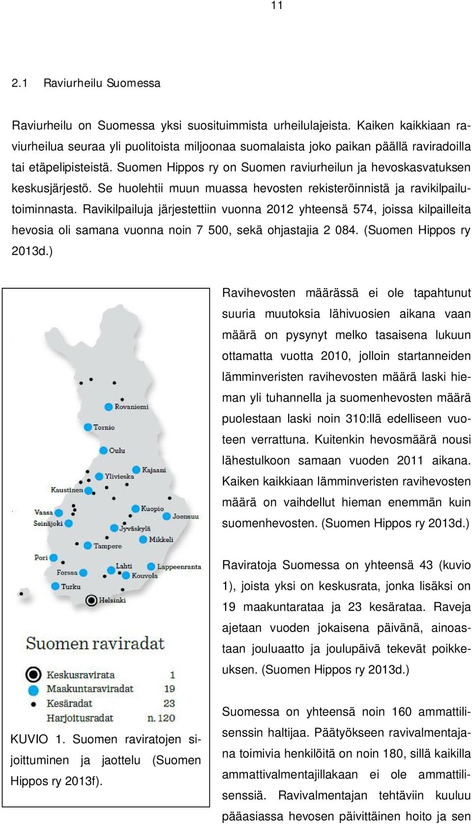 Suomen Hippos ry on Suomen raviurheilun ja hevoskasvatuksen keskusjärjestö. Se huolehtii muun muassa hevosten rekisteröinnistä ja ravikilpailutoiminnasta.