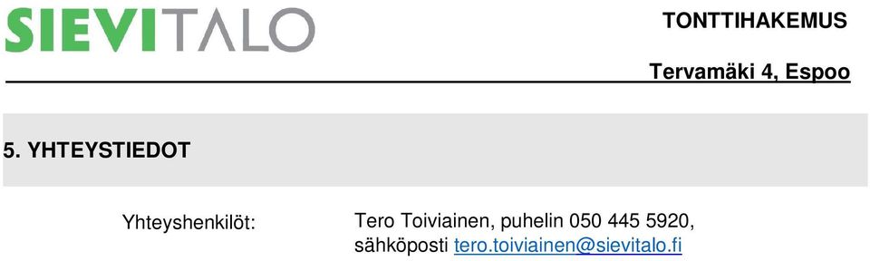 Toiviainen, puhelin 5 445 59,