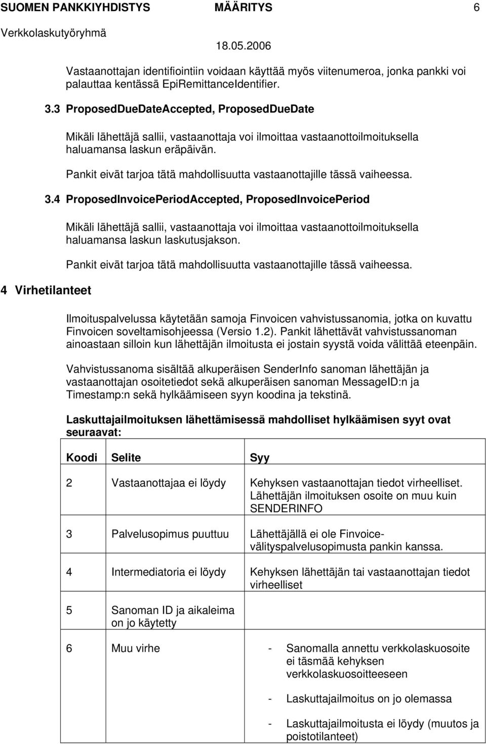 Pankit eivät tarjoa tätä mahdollisuutta vastaanottajille tässä vaiheessa. 3.