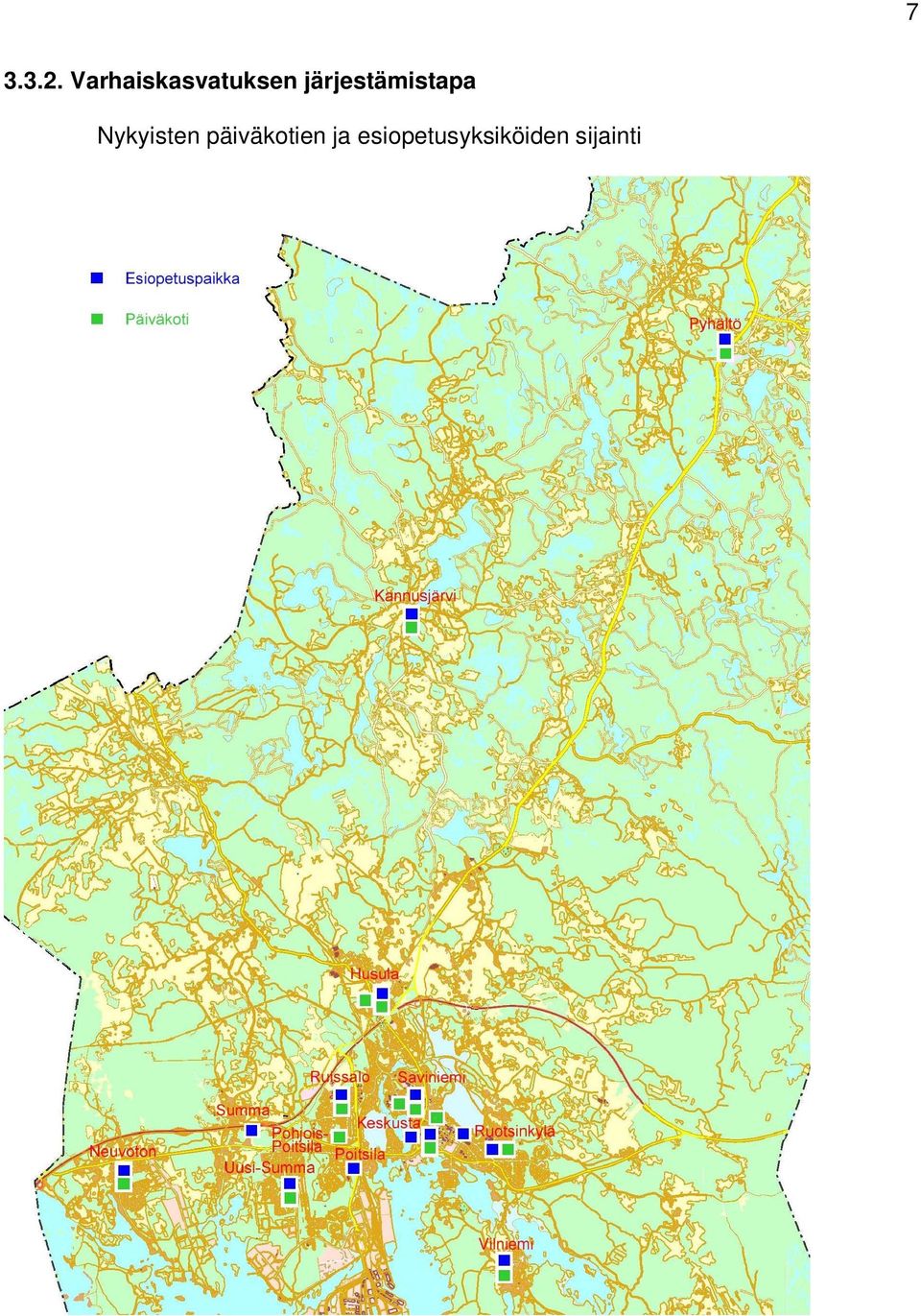 järjestämistapa