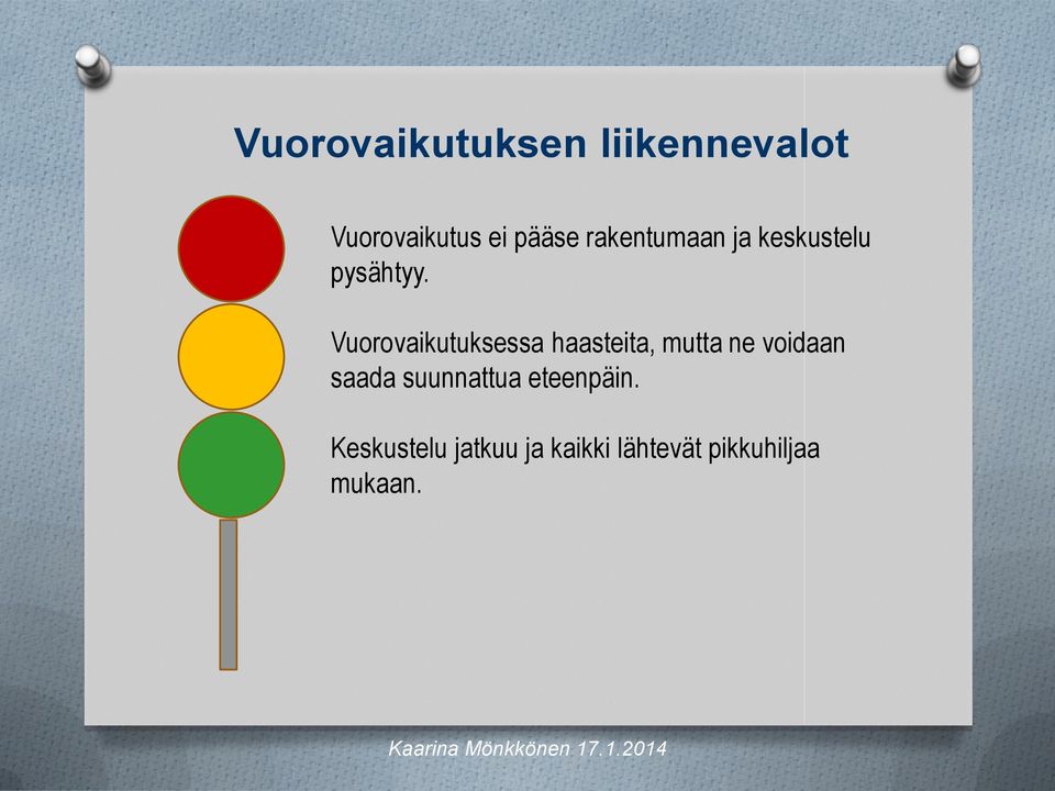 Vuorovaikutuksessa haasteita, mutta ne voidaan saada