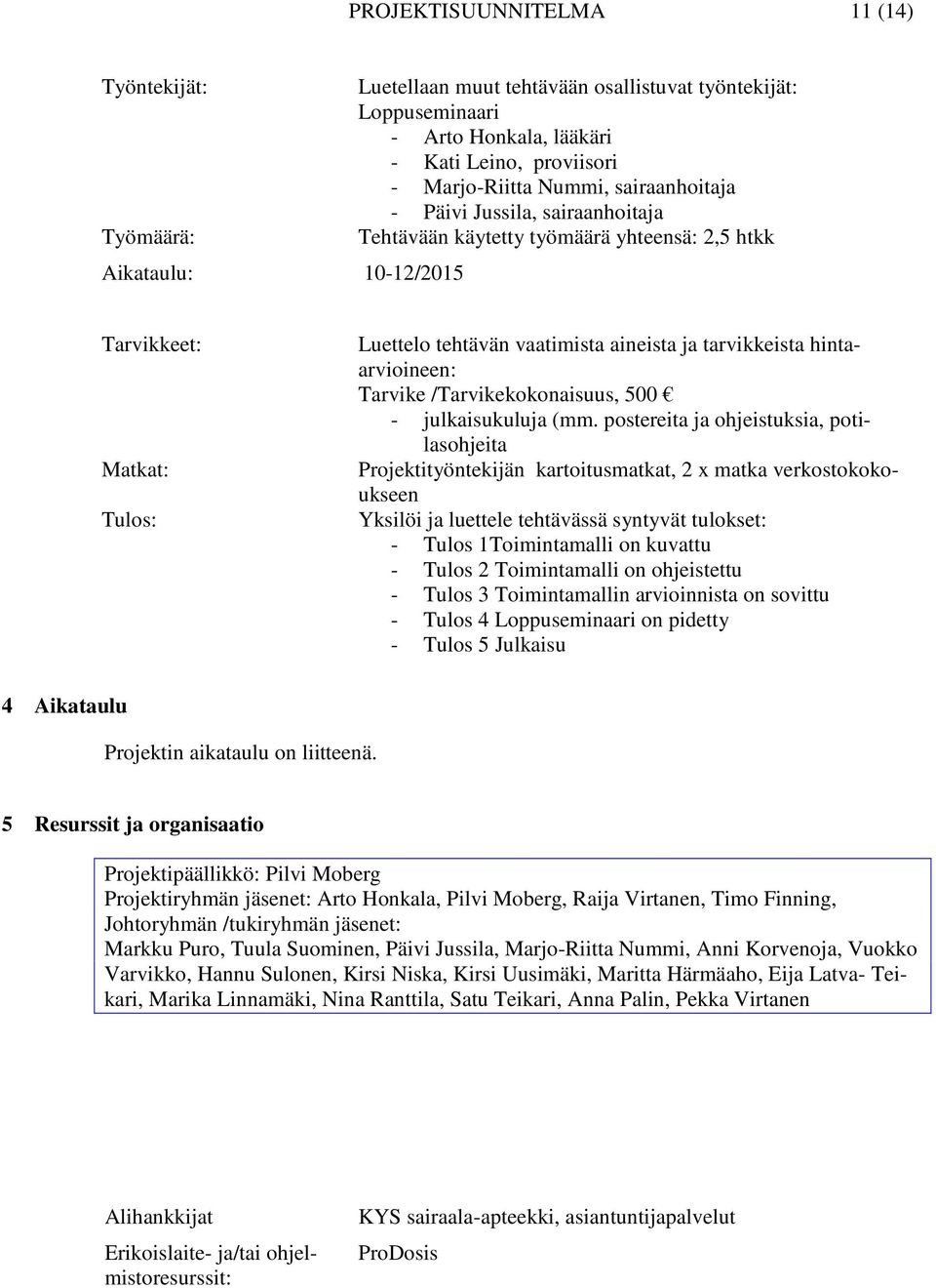 hintaarvioineen: Tarvike /Tarvikekokonaisuus, 500 - julkaisukuluja (mm.