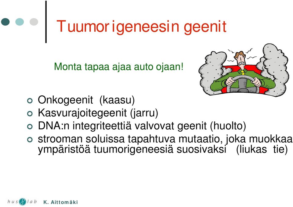 integriteettiä valvovat geenit (huolto) strooman soluissa