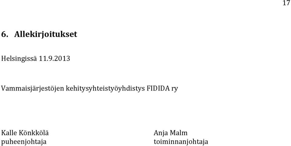 kehitysyhteistyöyhdistys FIDIDA ry