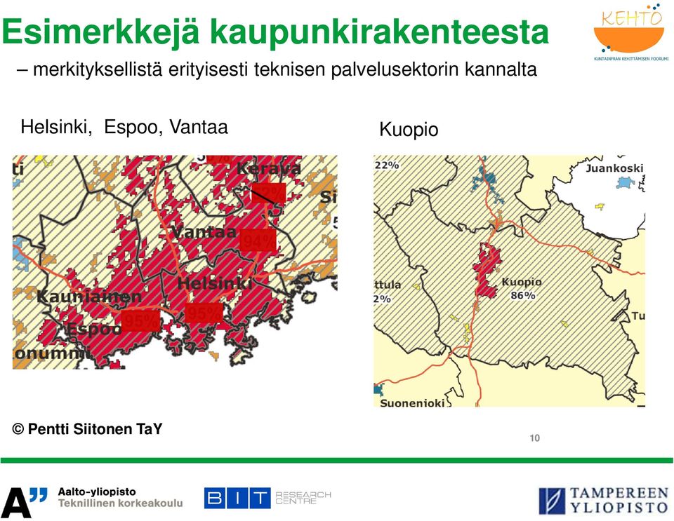 teknisen palvelusektorin kannalta