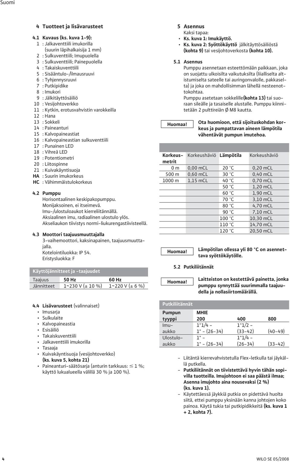 Tyhjennysruuvi 7 : Putkipidike 8 : Imukori 9 : Jälkitäyttösäiliö 10 : Vesijohtoverkko 11 : Kytkin, erotusvahvistin varokkeilla 12 : Hana 13 : Sokkeli 14 : Paineanturi 15 : Kalvopaineastiat 16 :