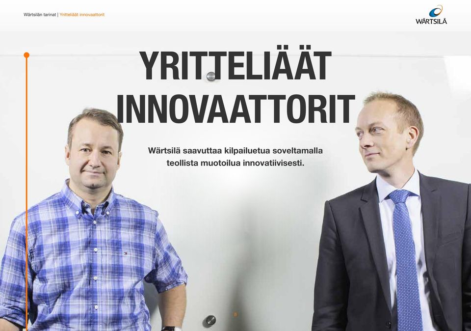 INNOVAATTORIT Wärtsilä saavuttaa