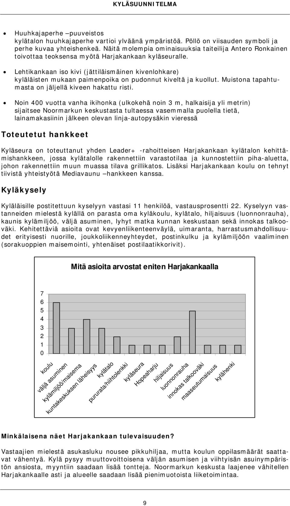 Lehtikankaan iso kivi (jättiläismäinen kivenlohkare) kyläläisten mukaan paimenpoika on pudonnut kiveltä ja kuollut. Muistona tapahtumasta on jäljellä kiveen hakattu risti.