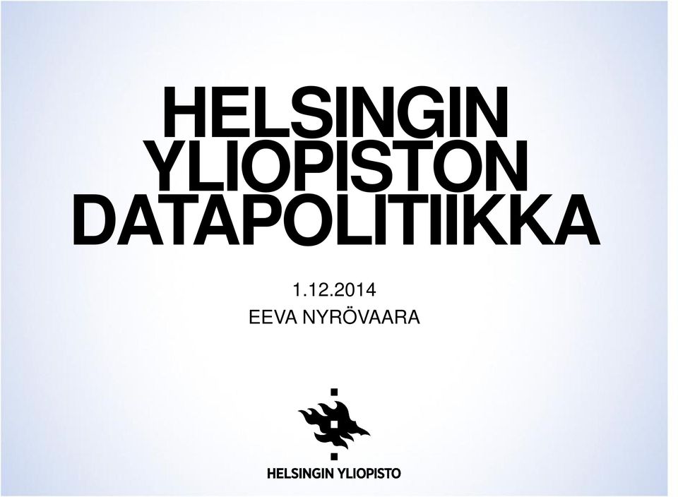 DATAPOLITIIKKA