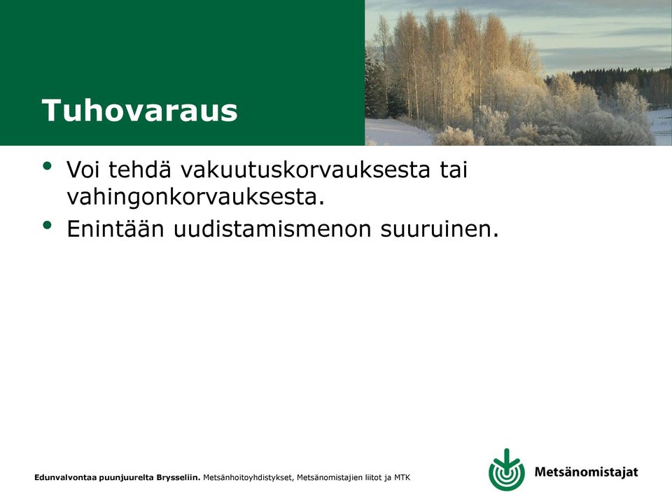 vahingonkorvauksesta.