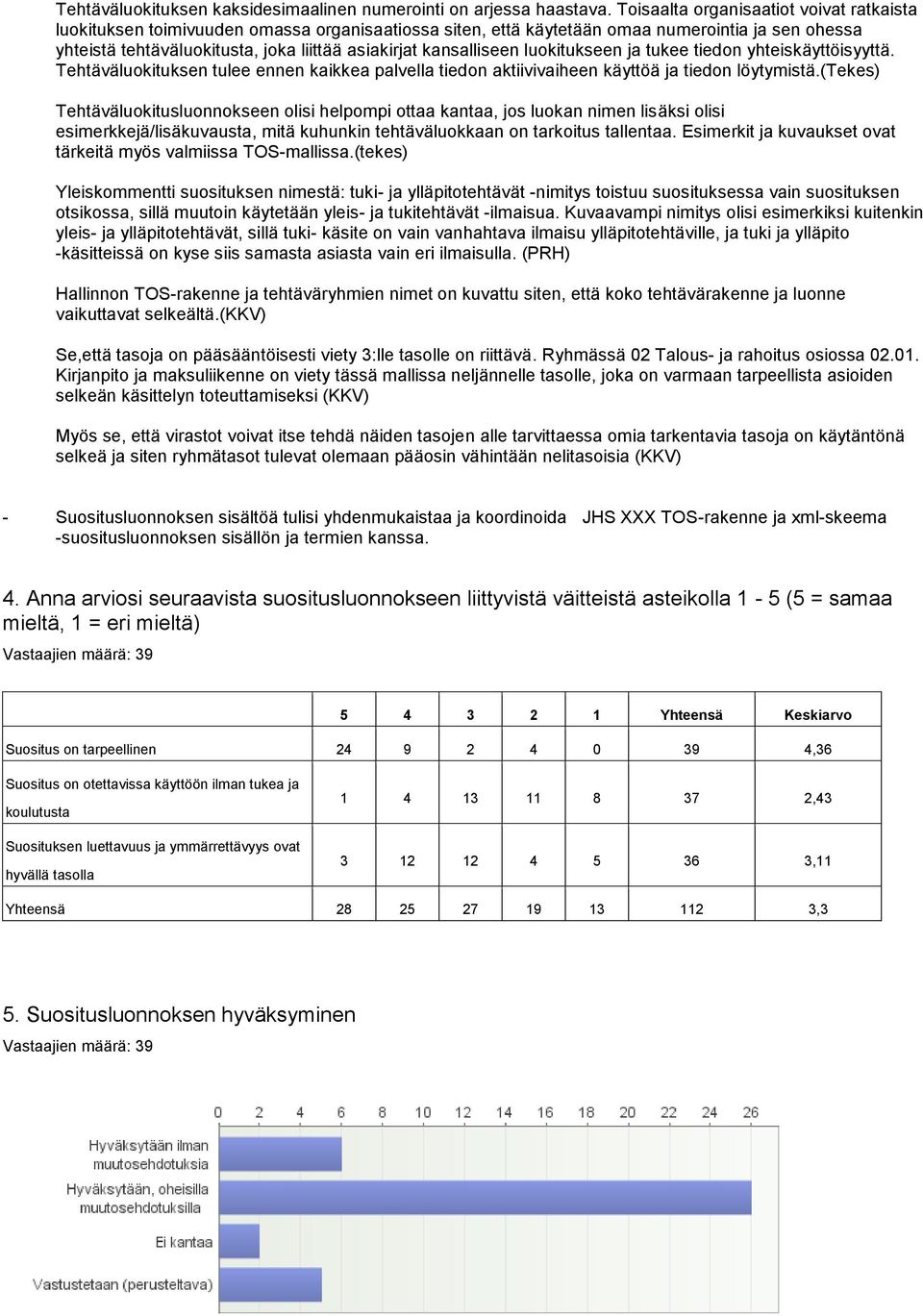 kansalliseen luokitukseen ja tukee tiedon yhteiskäyttöisyyttä. Tehtäväluokituksen tulee ennen kaikkea palvella tiedon aktiivivaiheen käyttöä ja tiedon löytymistä.