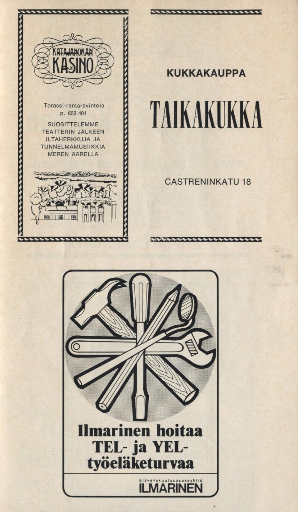 ILTAHERKKUJA JA