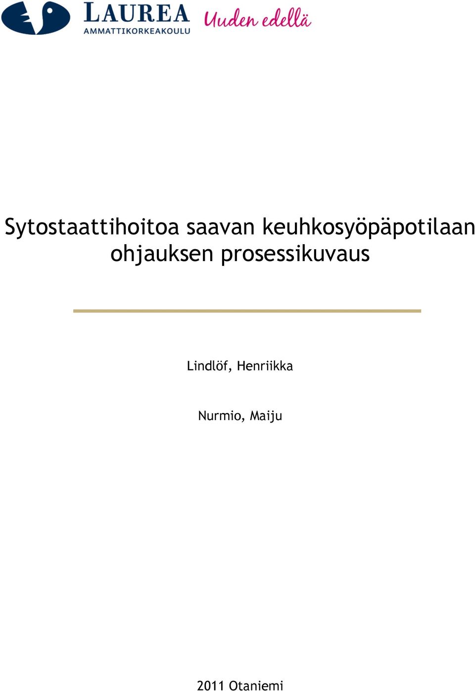 ohjauksen prosessikuvaus