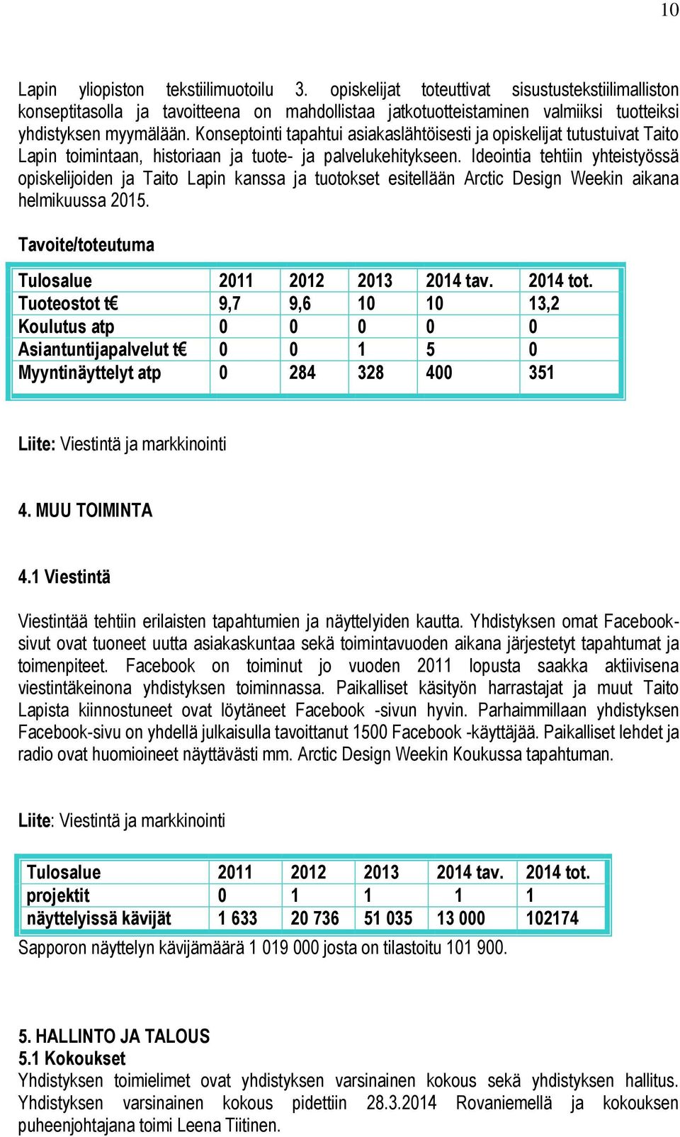 Konseptointi tapahtui asiakaslähtöisesti ja opiskelijat tutustuivat Taito Lapin toimintaan, historiaan ja tuote- ja palvelukehitykseen.