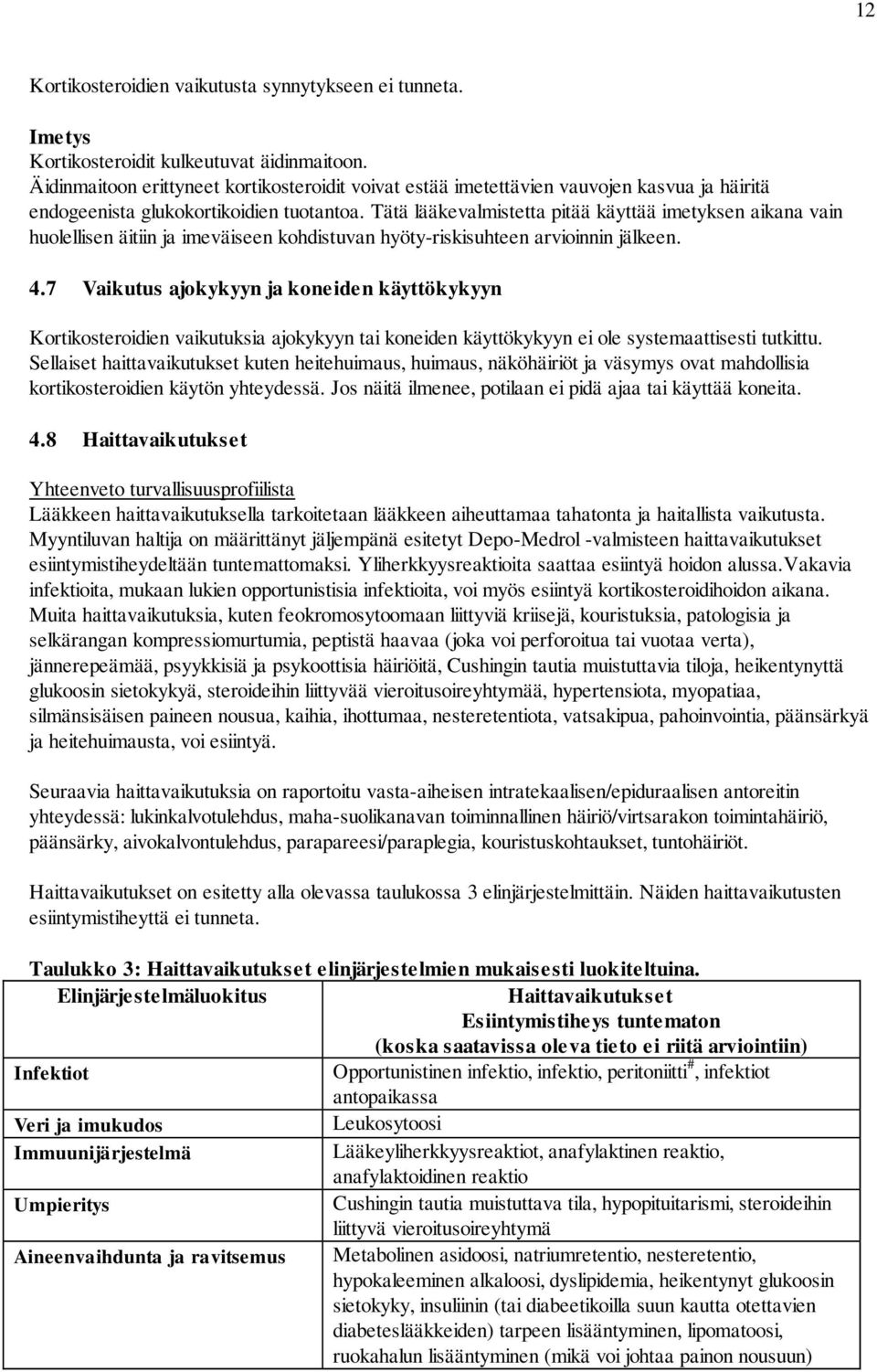 Tätä lääkevalmistetta pitää käyttää imetyksen aikana vain huolellisen äitiin ja imeväiseen kohdistuvan hyöty-riskisuhteen arvioinnin jälkeen. 4.