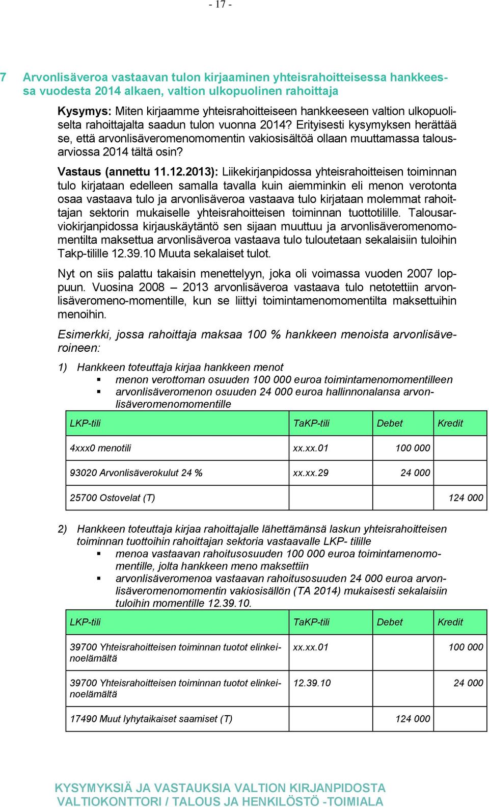 Vastaus (annettu 11.12.