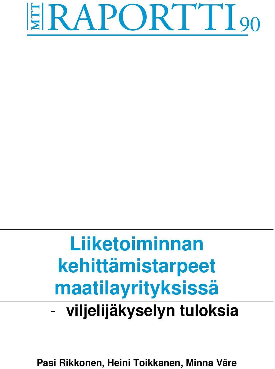 maatilayrityksissä -