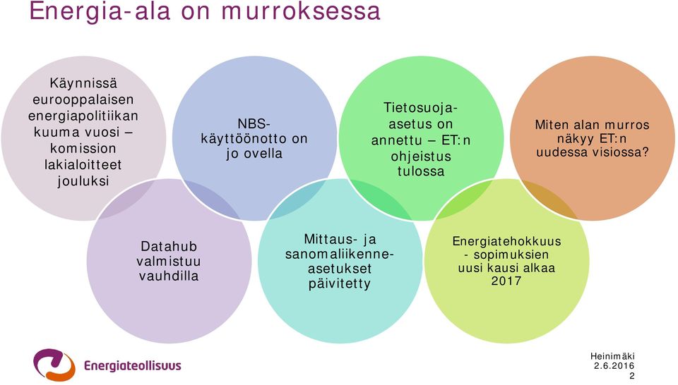 tulossa Miten alan murros näkyy ET:n uudessa visiossa?