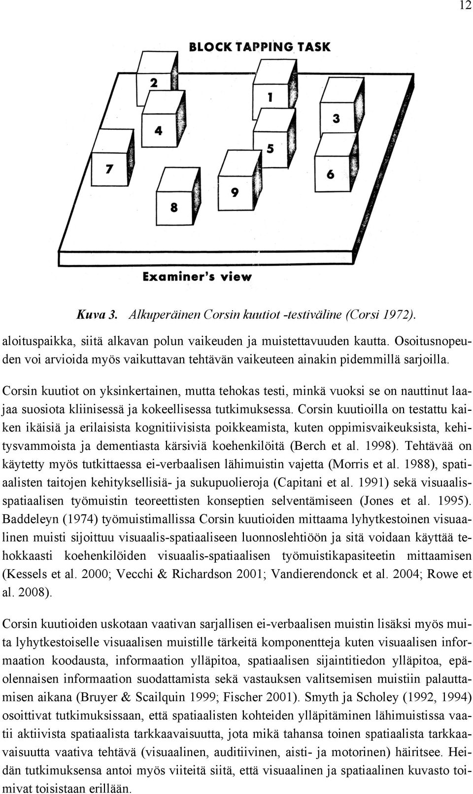 Corsin kuutiot on yksinkertainen, mutta tehokas testi, minkä vuoksi se on nauttinut laajaa suosiota kliinisessä ja kokeellisessa tutkimuksessa.