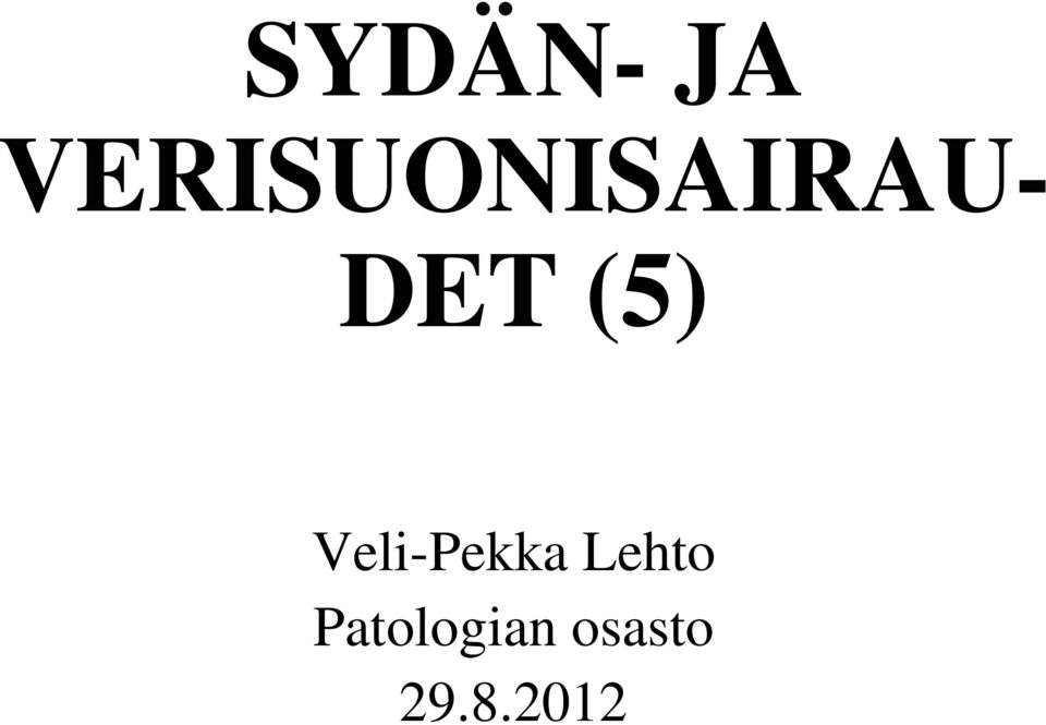 DET (5) Veli-Pekka
