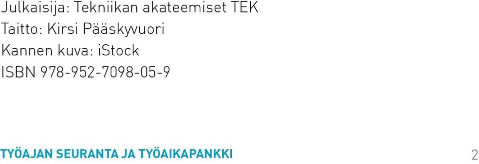 Kannen kuva: istock ISBN