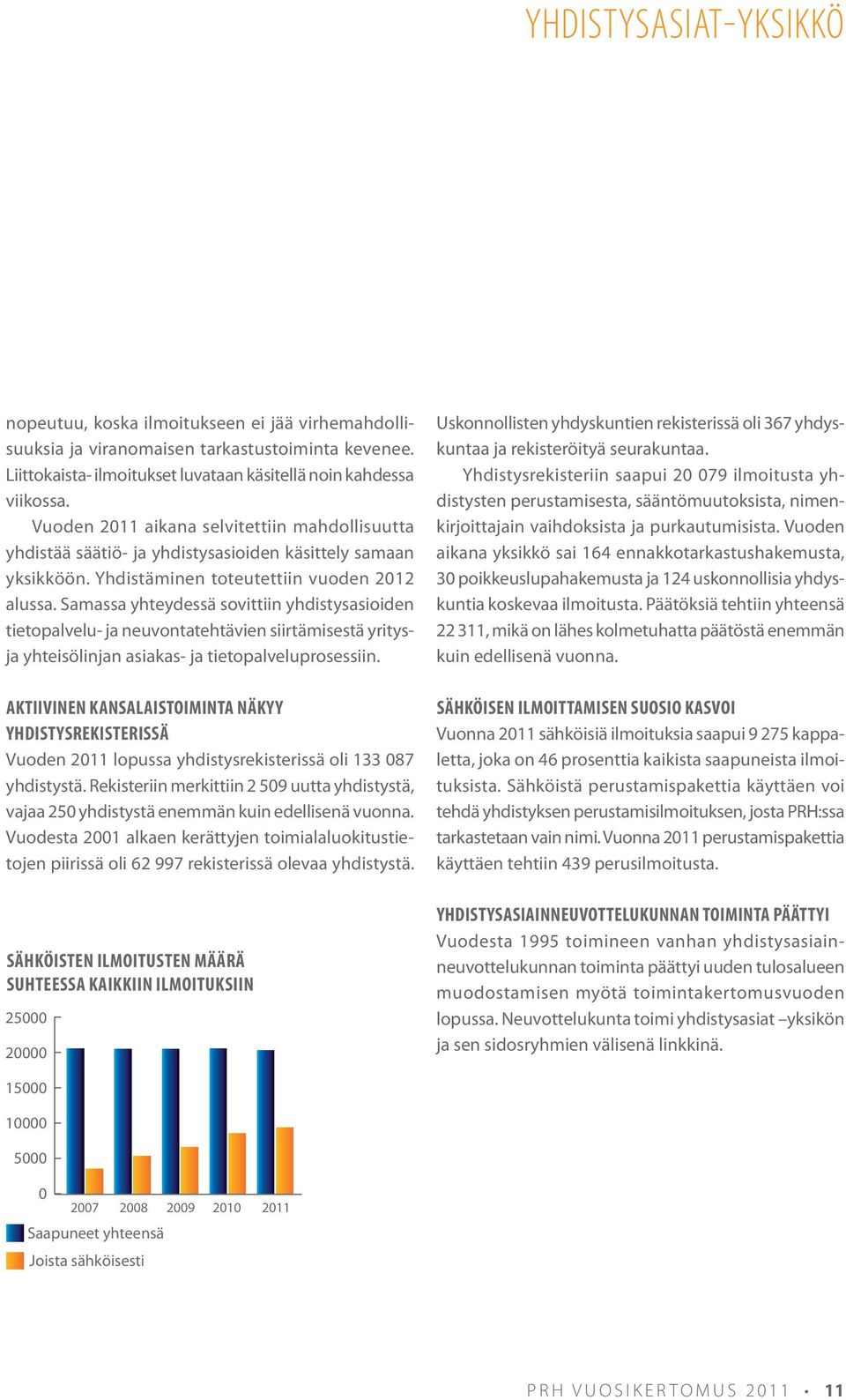 Samassa yhteydessä sovittiin yhdistysasioiden tietopalvelu- ja neuvontatehtävien siirtämisestä yritysja yhteisölinjan asiakas- ja tietopalveluprosessiin.