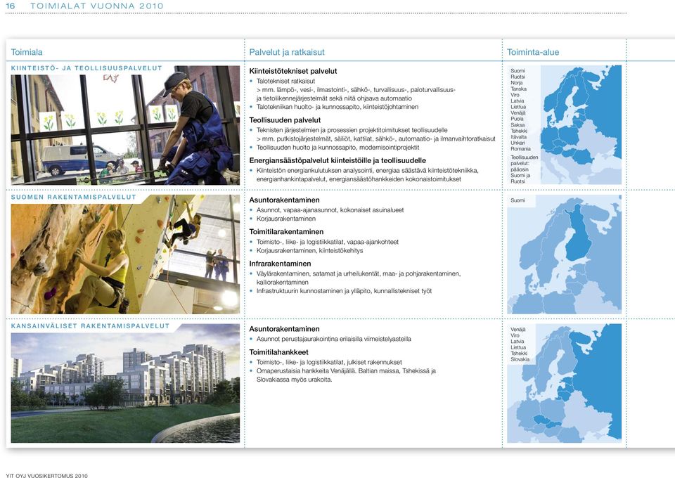 Teollisuuden palvelut Teknisten järjestelmien ja prosessien projektitoimitukset teollisuudelle > mm.