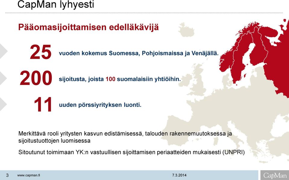 Merkittävä rooli yritysten kasvun edistämisessä, talouden rakennemuutoksessa ja sijoitustuottojen
