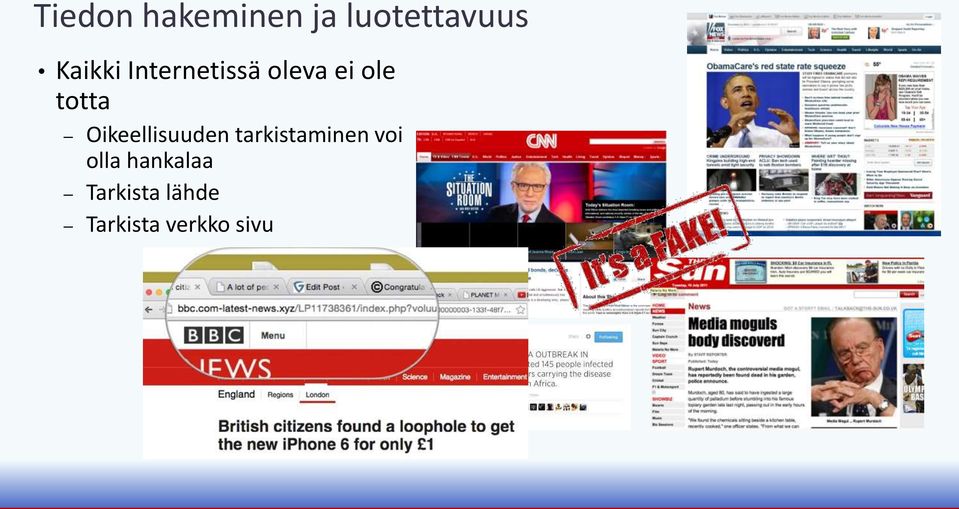 Oikeellisuuden tarkistaminen voi olla