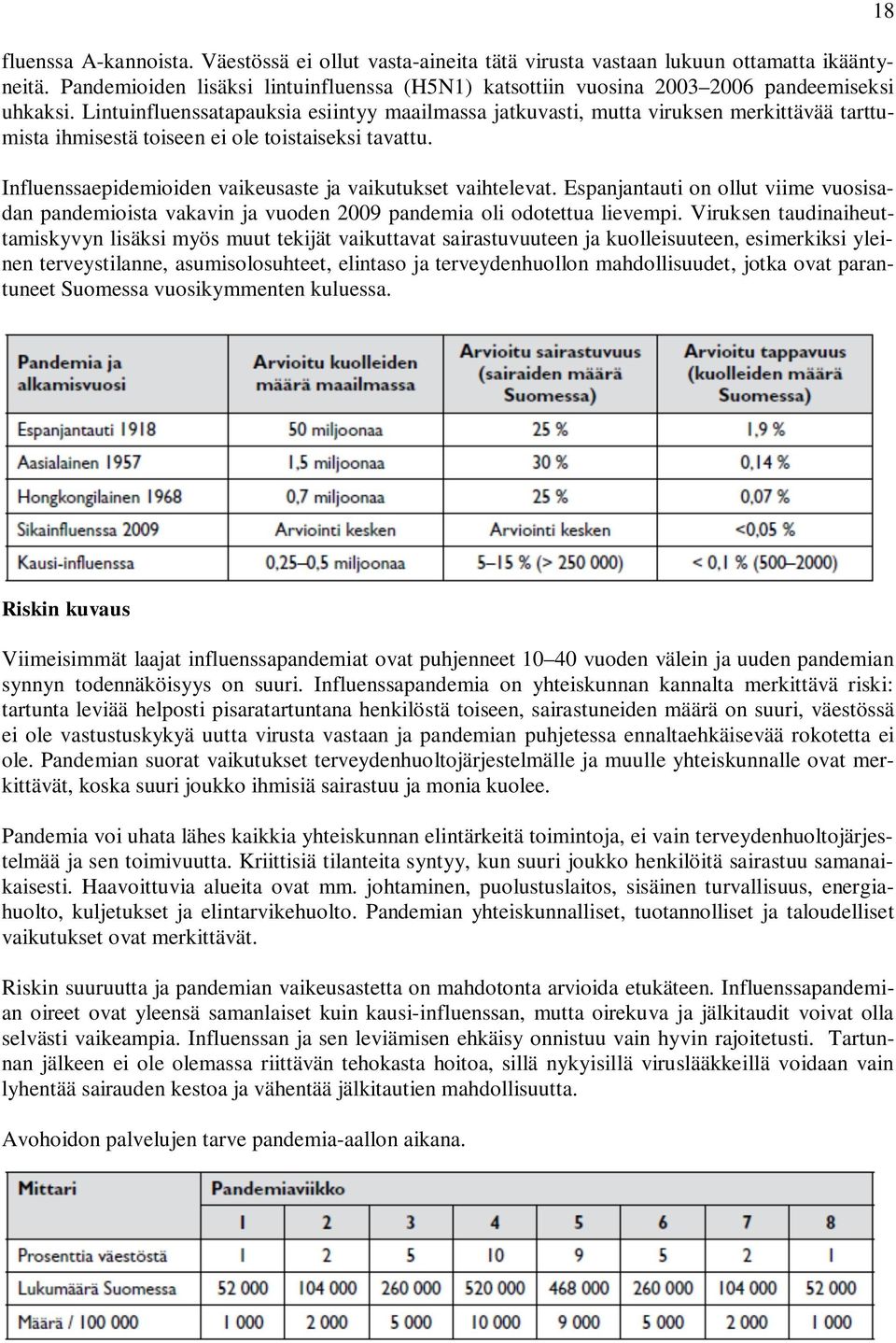 Lintuinfluenssatapauksia esiintyy maailmassa jatkuvasti, mutta viruksen merkittävää tarttumista ihmisestä toiseen ei ole toistaiseksi tavattu.