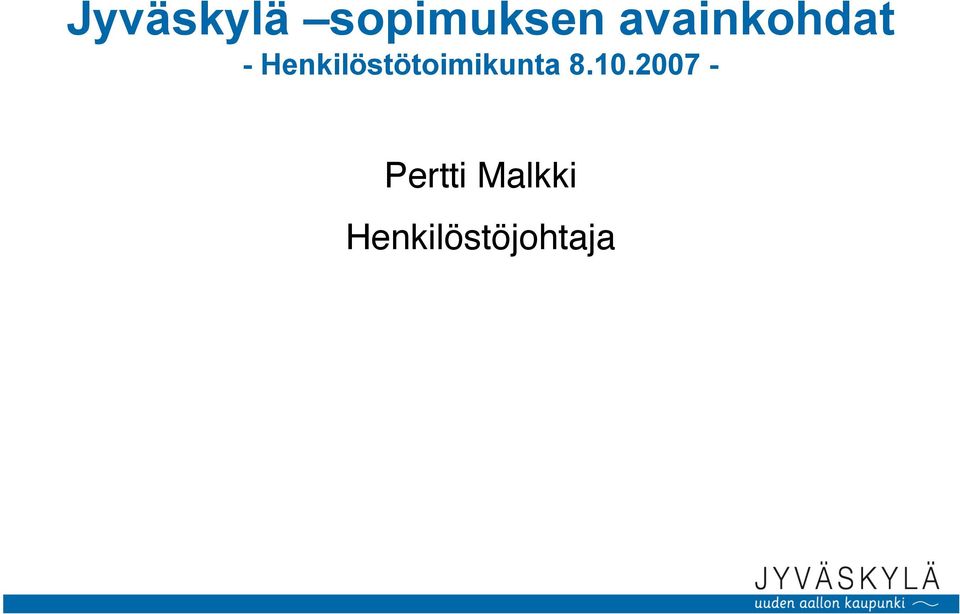 Henkilöstötoimikunta 8.