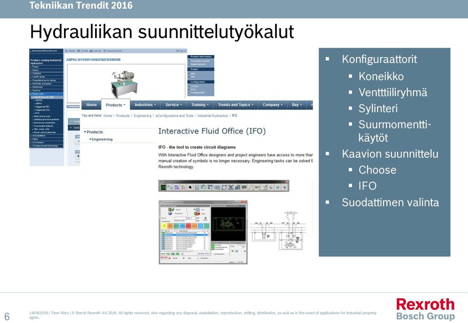 Kaavion suunnittelu Choose IFO Suodattimen valinta 6