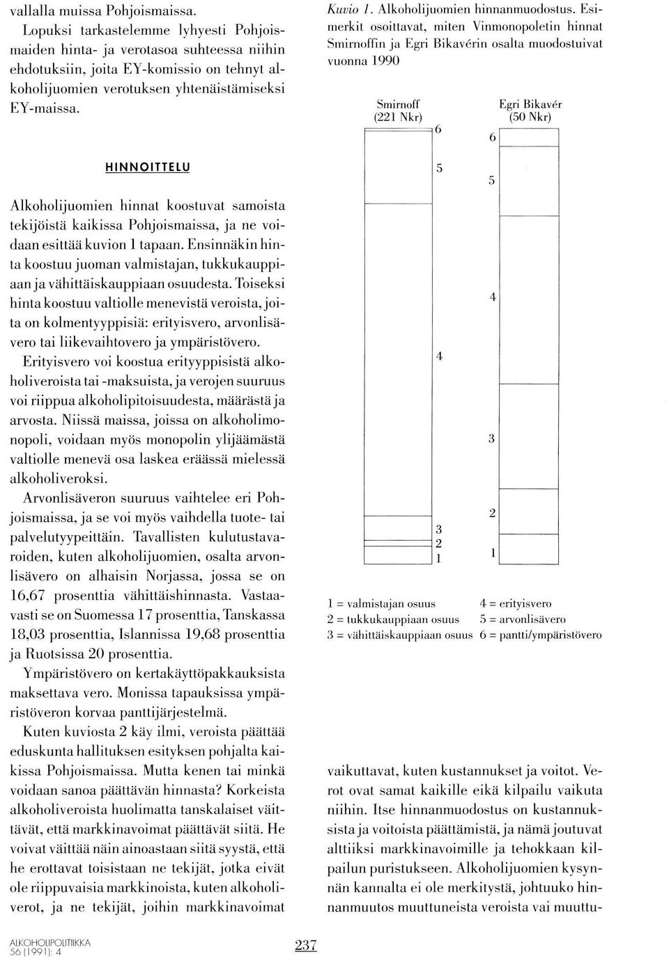 Kuuio L Alkoholijuomien hinnanmuodostus.