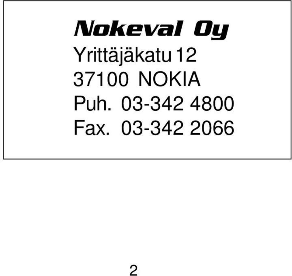 3700 NOKIA Puh.