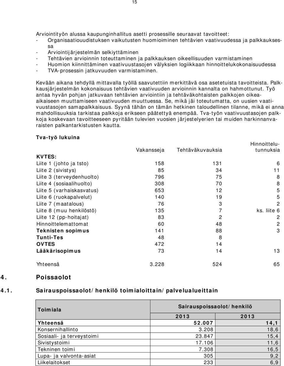 TVA-prosessin jatkuvuuden varmistaminen. Kevään aikana tehdyllä mittavalla työllä saavutettiin merkittävä osa asetetuista tavoitteista.