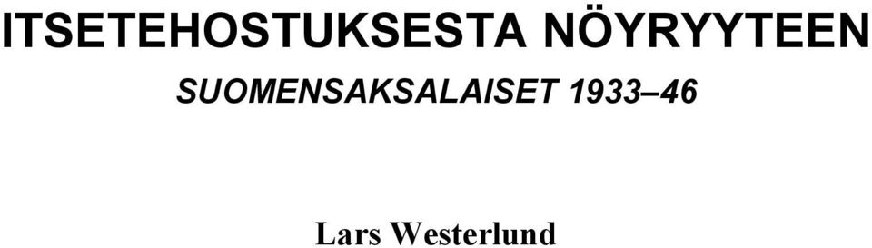 SUOMENSAKSALAISET