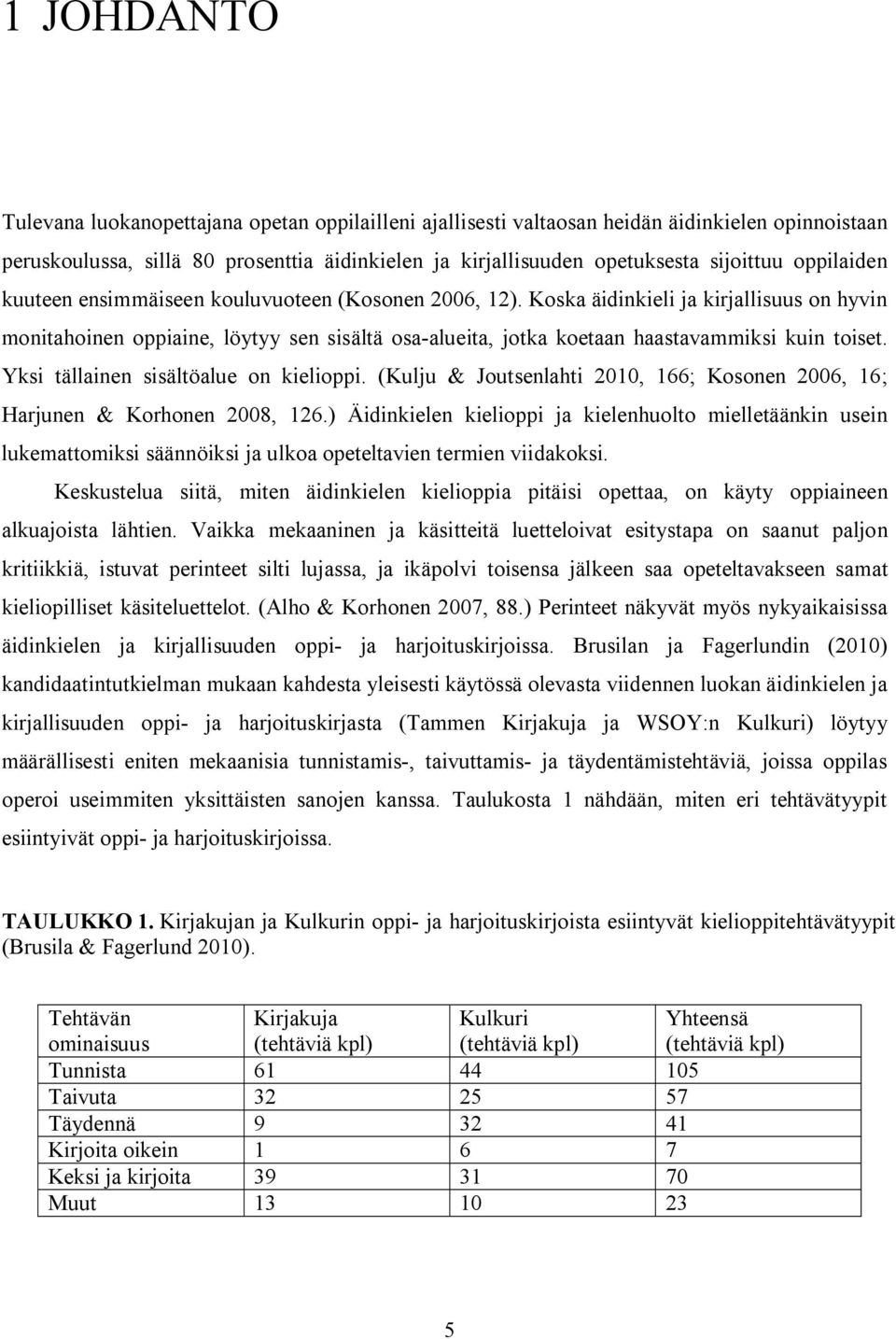 Koska äidinkieli ja kirjallisuus on hyvin monitahoinen oppiaine, löytyy sen sisältä osa alueita, jotka koetaan haastavammiksi kuin toiset. Yksi tällainen sisältöalue on kielioppi.