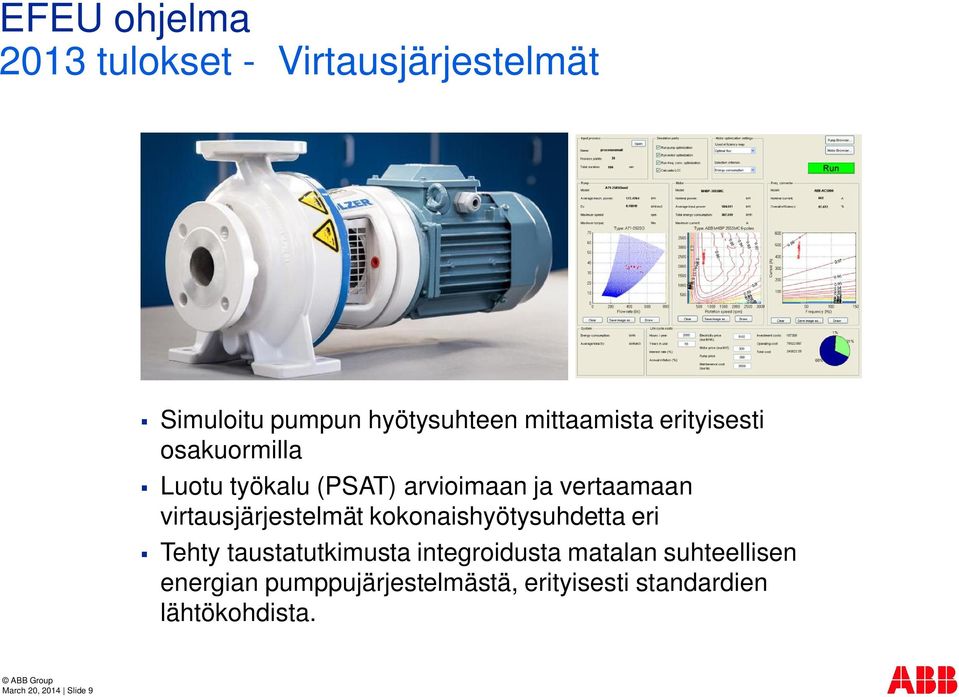 virtausjärjestelmät kokonaishyötysuhdetta eri Tehty taustatutkimusta integroidusta