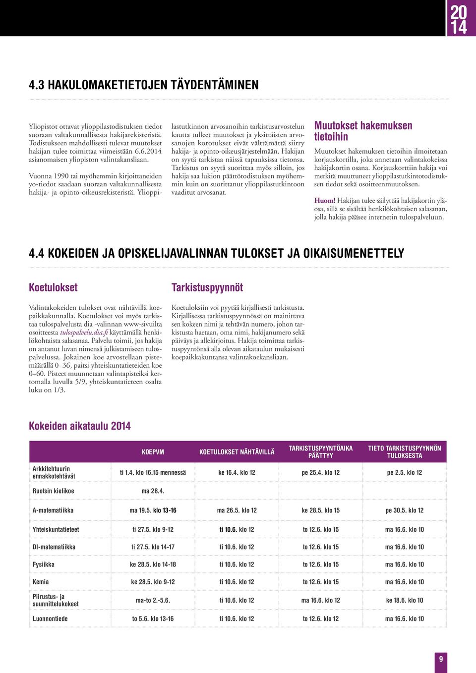 Vuonna 1990 tai myöhemmin kirjoittaneiden yo-tiedot saadaan suoraan valtakunnallisesta hakija- ja opinto-oikeusrekisteristä.