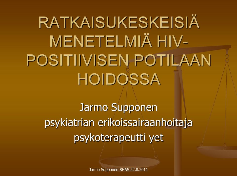 Jarmo Supponen psykiatrian