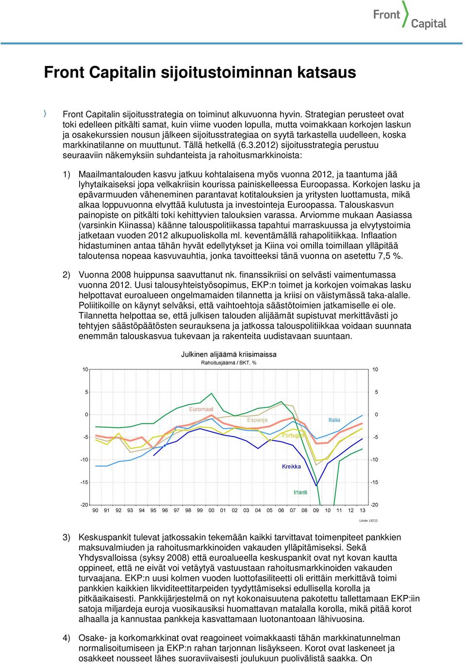 koska markkinatilanne on muuttunut. Tällä hetkellä (6.3.