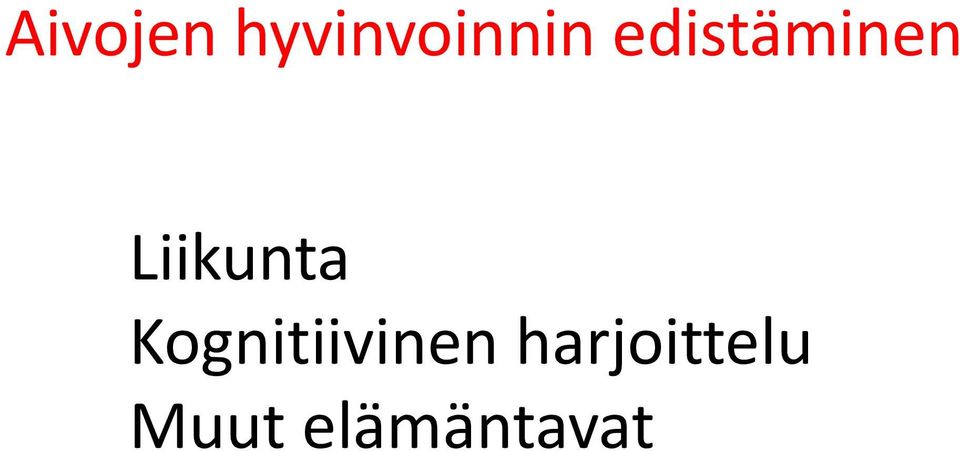 Kognitiivinen