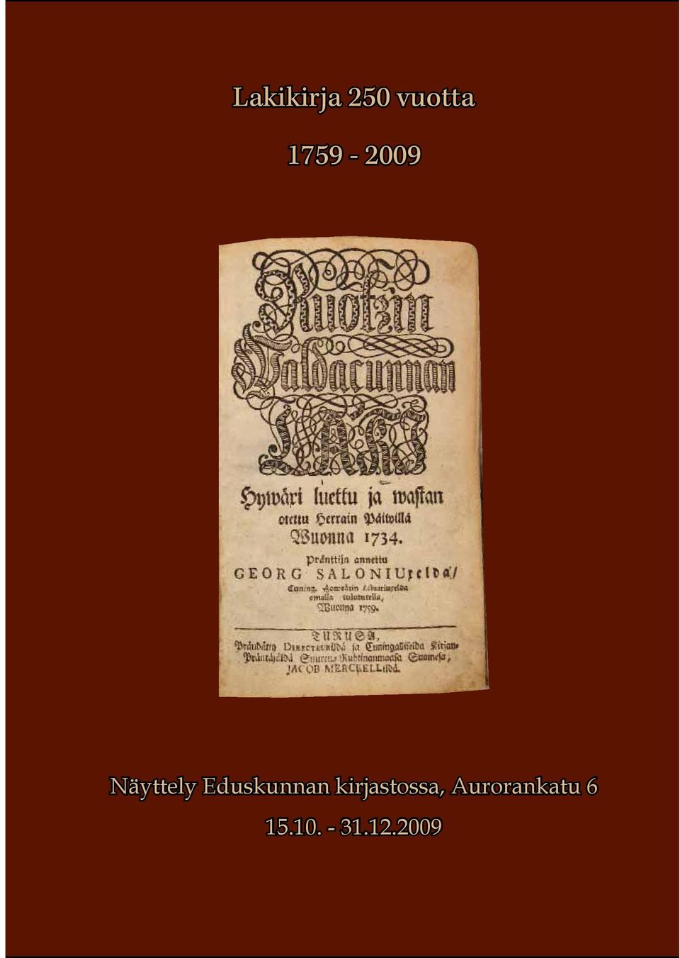 Eduskunnan kirjastossa,
