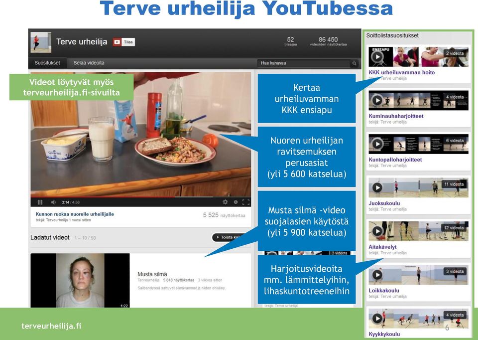 perusasiat (yli 5 600 katselua) Musta silmä -video suojalasien käytöstä (yli