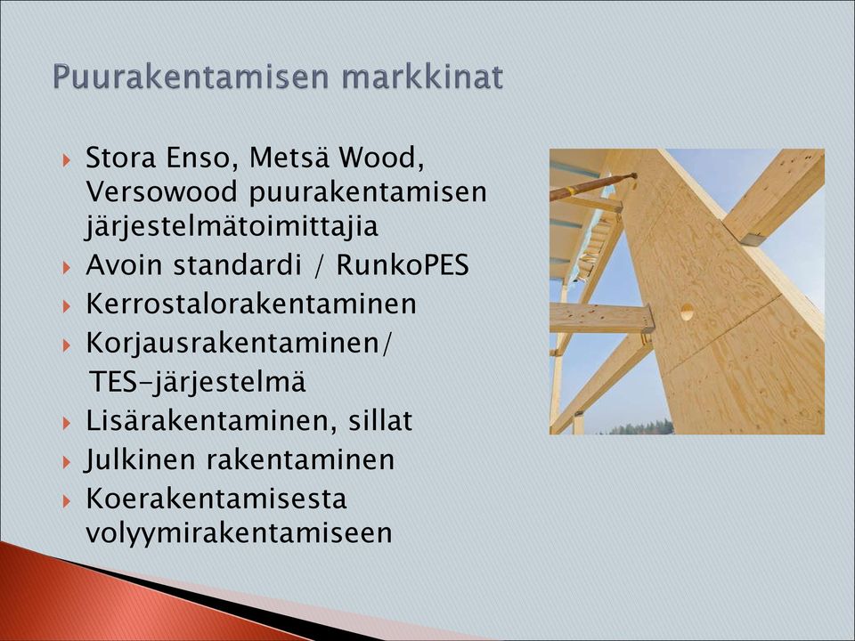 Kerrostalorakentaminen Korjausrakentaminen/ TES-järjestelmä
